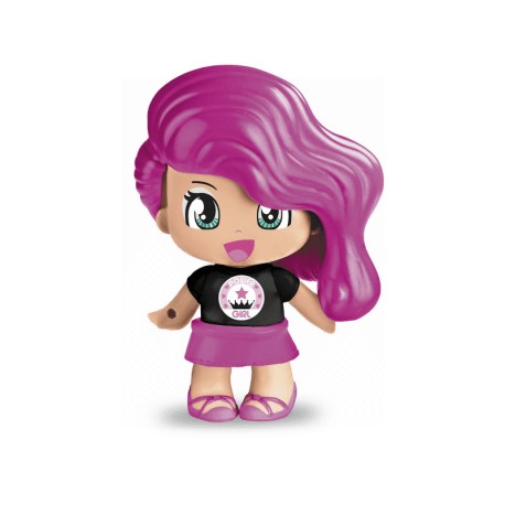PIN Y PON SERIE 10 FIGURA PELO ROSA