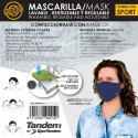 MASCARILLA TANDEM ADULTO VARIOS MODELOS