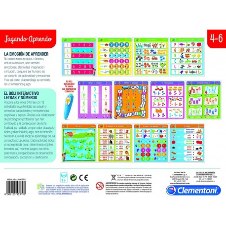 BOLI INTEREACTIVO LETRAS Y NUMEROS