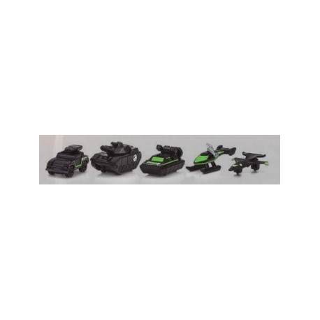 MICROMACHINES SET 5 VEHICULOS GUERRA