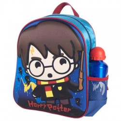 HARRY POTTER MOCHILA INFANTIL CON BOTELLA ALUMINIO