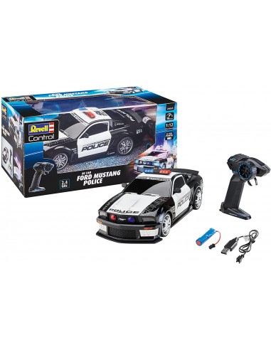 REVELL COCHEFORD MUSTANG POLICIA 1:12