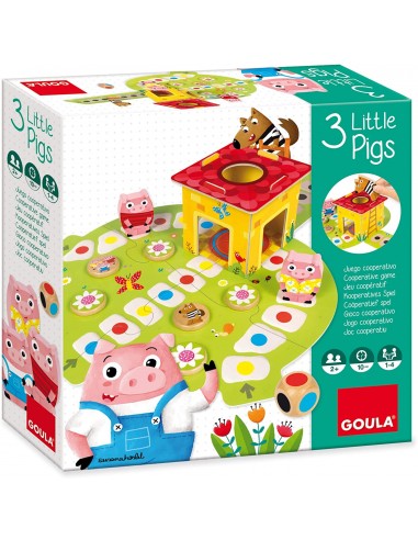 LOS 3 CERDITOS JUEGO DE MESA PREESCOLAR