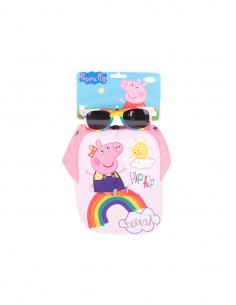 SET GORRA Y GAFAS PEPPA PIG