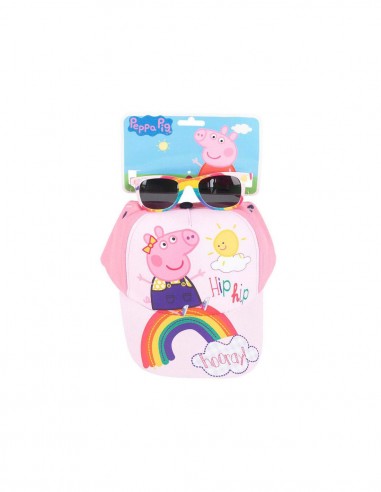 SET GORRA Y GAFAS PEPPA PIG