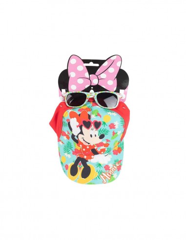 SET GORRA Y GAFAS MINNIE MOUSE