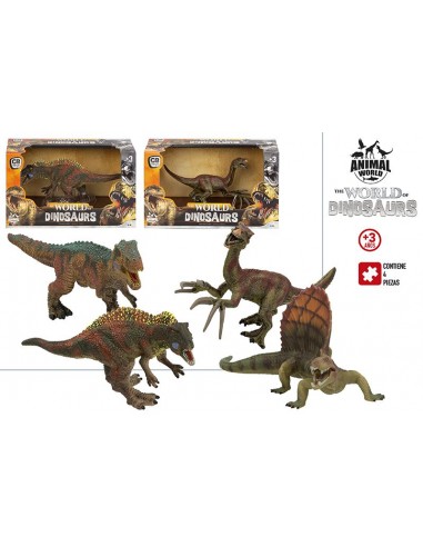 ANIMAL WORLD SET DINOSAURIO 4 MODELOS