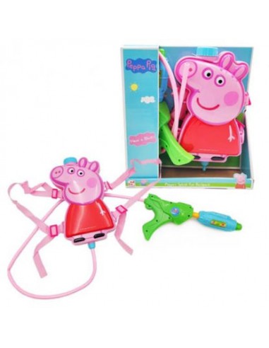 PEPPA PIG PISTOLA MOCHILA LANZA AGUA