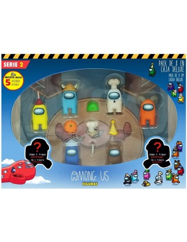AMONG US S2 PACK 8 FIGURAS EN CAJA...