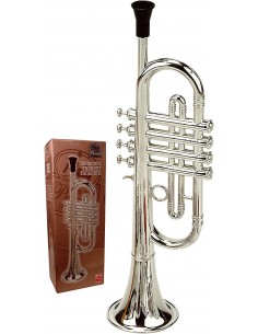 TROMPETA METALIZADA 42 CMS