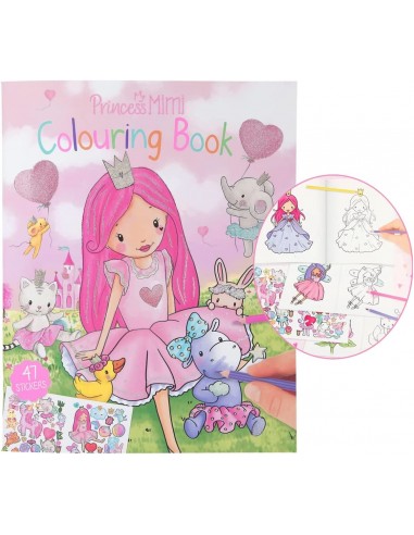 PRINCESS MIMI LIBRO PARA COLOREAR