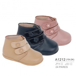 BOTITA NIÑA VELCRO A1212 BUBBLE BOBBLE