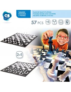 JUEGO DE AJEDREZ Y DAMAS