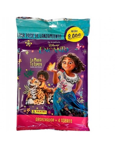 MEGAPACK ALBUM CON 4 SOBRES ENCANTO