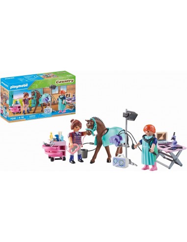 VETERINARIA DE CABALLOS PLAYMOBIL 71241