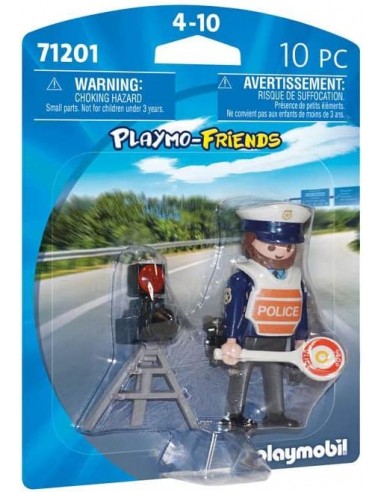 POLICÍA DE TRÁFICO PLAYMOBIL 71201