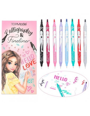 TOP MODEL SET CALIGRAFIA Y ROTULADORES