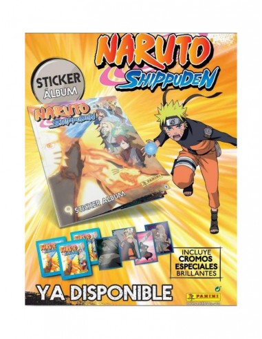 NARUTO SHIPPUDEN ALBUM Y 4 SOBRES