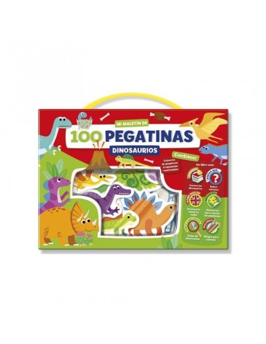 MALETIN 100 PEGATINAS - DINOSAURIOS