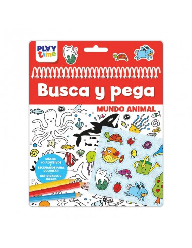 PLAYTIME - BUSCA Y PEGA MUNDO ANIMAL