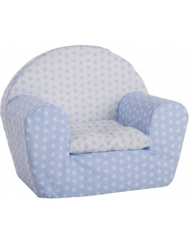 SILLON AZUL ESTRELLITA COJIN