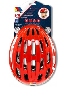 CASCO NIÑO INFANTIL ROJO