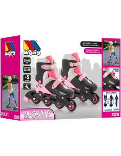 PATINES 4 EN LINEA ROSA