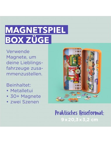 MIS VIAJES TRENES PUZZLE MAGNETICO