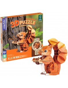 MINI PUZZLE 3D ARDILLA