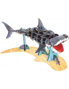 PUZZLE 3D ECO TIBURON BLANCO