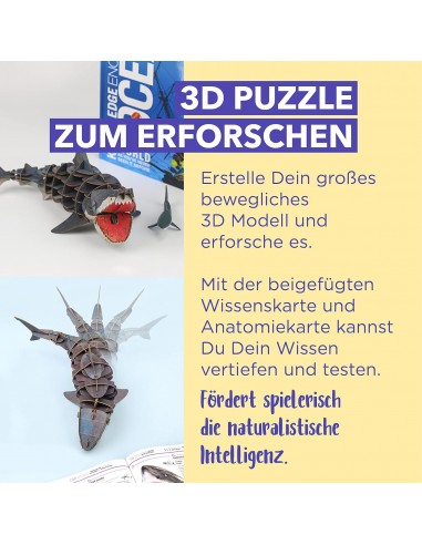 PUZZLE 3D ECO TIBURON BLANCO