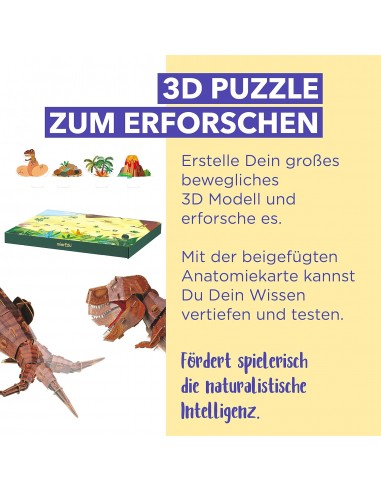 PUZZLE 3D ECO TYRANNOSAURUS REX