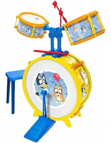 BLUEY BATERIA CON BANQUETA