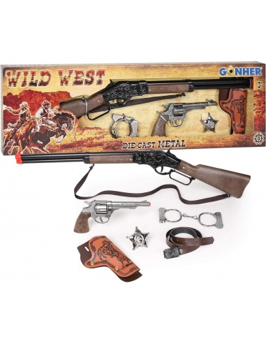 SET DE LUJO COWBOY CON RIFLE PISTOLA...