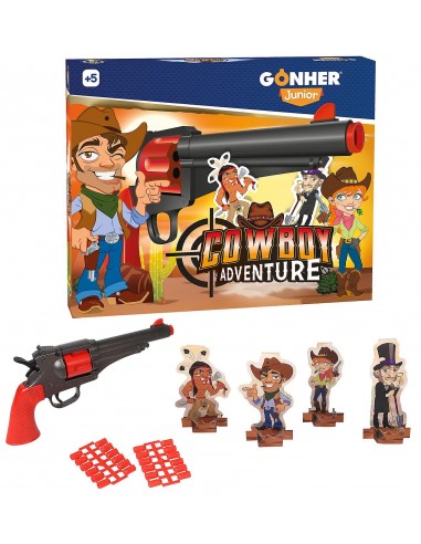 PISTOLA COWBOY CON 24 BALAS BLANDAS