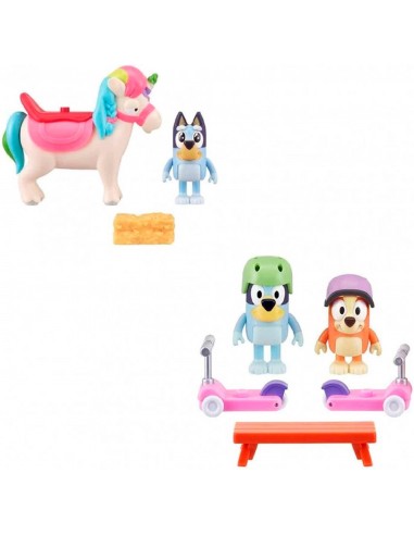 BLUEY MINI PLAYSET VEHICULOS - 2...
