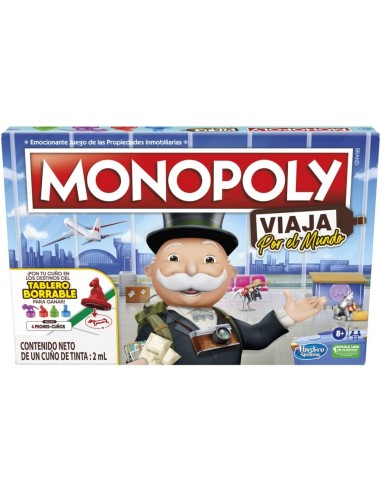 JUEGO MONOPOLY VIAJA POR EL MUNDO HASBRO