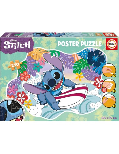 STITCH POSTER PUZZLE 250 PIEZAS