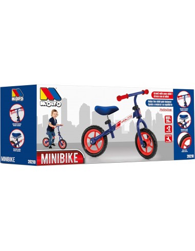 BICICLETA SIN PEDALES AZUL MOLTO