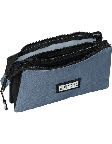 MUNICH BASICOS "GRIS" PORTATODO TRIPLE
