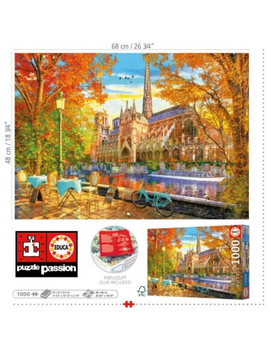 PUZZLE 1000 OTOÑO EN NOTRE DAME