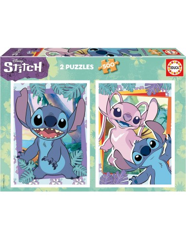 STITCH DISNEY PACK 2 PUZZLES 500 PIEZAS