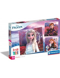 PUZZLE 3 X 48 PIEZAS FROZEN