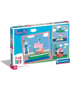 PUZZLE 3 X 48 PIEZAS PEPPA PIG
