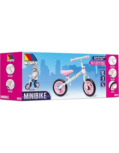 BICICLETA SIN PEDALES ROSA MOLTO