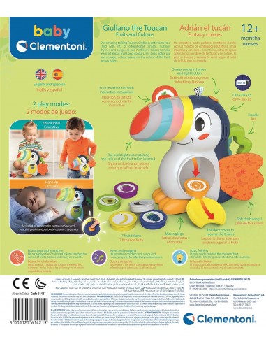 TUCAN FRUTAS Y COLORES