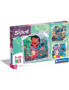 STITCH PUZZLE 3 X 48 PIEZAS...