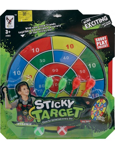 DIANA VELCRO CON 4 DARDOS + 2 BOLAS