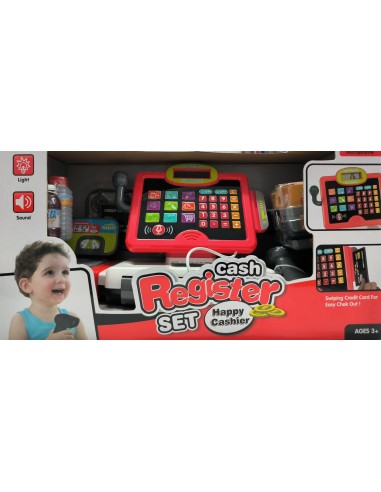 CAJA REGISTRADORA ROJA GRANDE