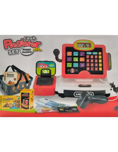 CAJA REGISTRADORA ROJA GRANDE